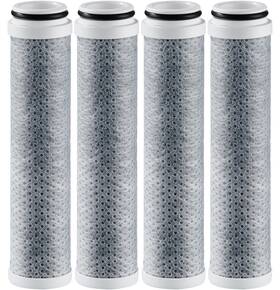 386785 Cobbe 4 Pack Replacement Filters For Handheld Shower Head - 2.0 Carbon Pcs