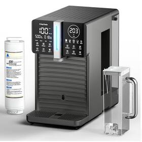 Crs-rs600-uv Crisptaste Portable Countertop Ro System Home Water Purifier With Led Screen Display 4 1