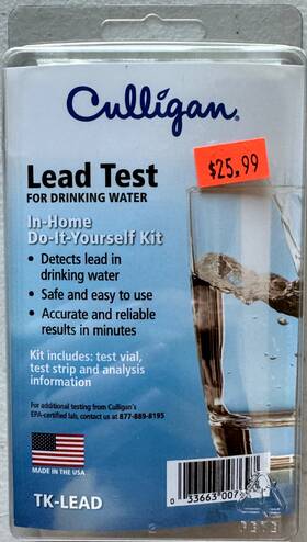 Culligan 033663007697 Tk- Lead Water Test Kits Do- It- Yourself Kit For Home Drinking