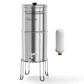 B0fcmvq7jp Culligan Maxclear 2.25 Gal Gravity Water Filter System Polished Stainless B0fcmvq7jp Culligan Maxclear 2.25 Gal Gravity Water Filter System Polished Stainless