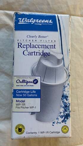 Wp-1r Culligan 2006 Nip Replacement Cartridge- Model Fits Pitcher Wp-1