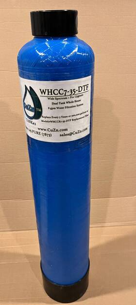 Whcc7-35-dtf Cuzn Wide Spectrum Pro Upgrade Whole House Water Filter