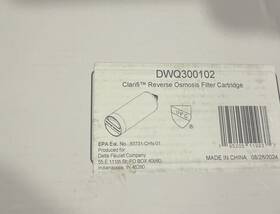 Dwq300102 Delta Clarifi Reverse Osmosis Under Sink Replacement Filter Cartridge
