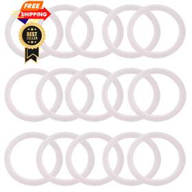 Dernord-135 Dernord 603894721497 Silicone Gasket Tri-clover Tri-clamp O-ring - 3 Pack Of 15 White