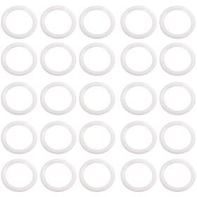 Dernord-75-2 Dernord 713893174443 Silicone Gasket Tri-clover Tri-clamp O-ring - 2 Pack Of 25 White