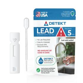 00199284337572 Detekt Best Lead In Drinking Water Test Kit By Made Usa Fast 5-minute Results