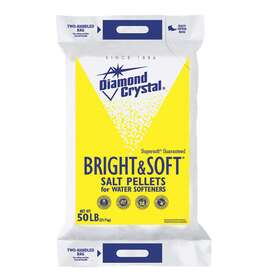 6141550 Diamond Crystal Water Softener Salt 50 Lb Bag Pellets Pk 49