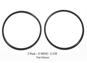 Arg3000 Direct Fit After-market Replacement 2-238 2 Pack - Cap O-ring For Groco / Quality Epdm Material Arg1500 To