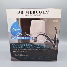 Cfw2000 Dr. Mercola Pure And Clear Countertop Drinking Water Filtration System Pc