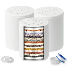 Ab-sfc100 Dwavele 3 Pack Shower Filter Replacement Cartridge 3pcs White