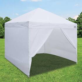 990351385 E-z Up 10 X Commercial Canopy With Walls And Weight Bags