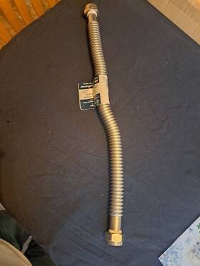 0447524z Eastman Corrugated Stainles Steel 1-in Fip X Water Softener Line