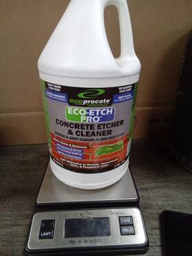 Ee3-8000-1 Ecoprocote Eco Etch Pro Concrete Etcher Cleaner 1 Gallon 229are