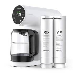 Wp-ro-200g-w-di Ecoviva Countertop Reverse Osmosis System Ro Water Filter 5-stage Filtration