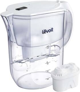 Heapwplvnus0001 Etekcity Water Filter Pitcher 10 Cup Large White