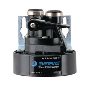 Everpure 054568550347 Ql3 Single Filter Head With Mounting Bracket 3/8 Inch Npt