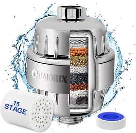 Rsh001-jsqy-fba Filter Shower Head For Hard Water High Output Chrome