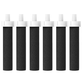 Fl-bb06 Filterlogic Water Bottle Filter Replacement For 6 Count Pack Of 1 Black