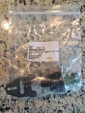 61452-20 Fleck 7000 Filter Piston Assembly. Part Number # 61452-20. Brand New