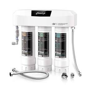 Sv-99 Frizzlife 3-stage Inline Under Sink Water Filter Filteration System Sk99