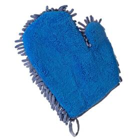 Fuller Brush 083701001873 Clean And Polish Microfiber Mitt - 2-in-1 Dual Fits All Blue