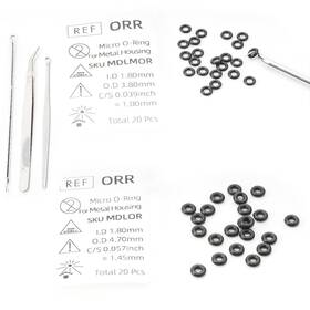 Mdlmor10z Fushipro Mdlorz Replacement O Ring Kit For Intralock Mini Implant Black