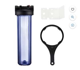 124-20s Geekpure 20 Inch Clear Whole House Water Filter Housing - 4.5 X 1 Port