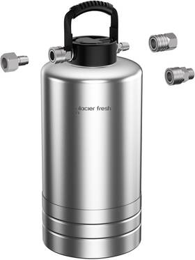 Glacier Fresh 850070937351 Portable Rv Water Softener 16 000 Grain With Stainless Steel Gard
