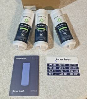 Glacier Fresh 850070937399 Water Filter Gf-xwf-n Compatible With Xwfe Built-in Chip 3 Pack