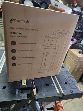 Gf-1f2v0r-ro Glacier Fresh Osmogo Portable Ro Water Purifier Reverse Osmosis Camping Rv