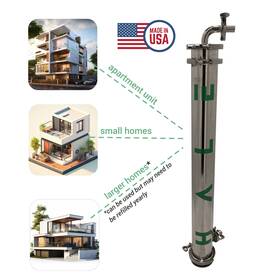 Ss304 Hale 619793862216 Whole House Water Filtration- 36 Reef Chlorine Chloramine Lead