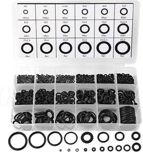 Hongway20190820236320 Hongway 770pcs Rubber O Ring Assortment Kits 18 Sizes Sealing Nbr Black