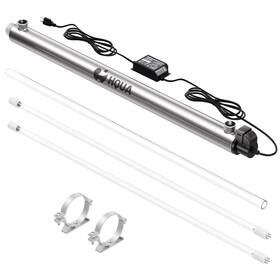 Hquaows121 Hqua 1011202 120v 40w 12gpm 1 Inch Inlet/outlet Mnpt Whole House Ultraviolet Water