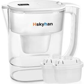 Sh38w Hskyhan Alkaline Water Filter Pitcher - 3.8 Liters Improve White