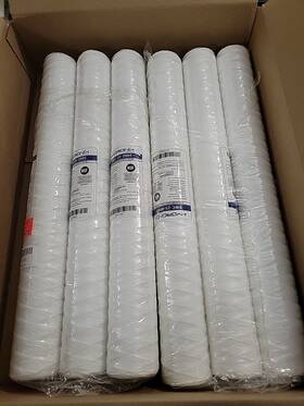 Swc-25-2005 Hydronix Lot 6 Nsf String Sediment Water Filter Cartridge