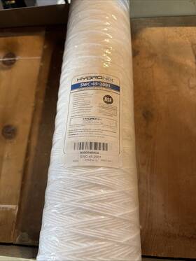 Swc-45-2001 Hydronix Swc-45-2001/1 Sediment String Wound Water Filter Whole House Commercial Bb Size 4.5 X 20 1 M