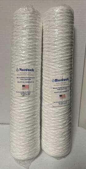 Swc-45-2020 Hydronix 2 - String Wound Water Filter Whole House Well Commercial Bb Size 4.5 Inch X 20