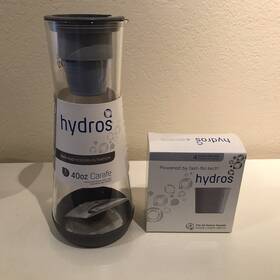 Hydros 689407937456 40 Oz Carafe 5 Cups With Multi Filter Plus Four 4 Pack Of Filters