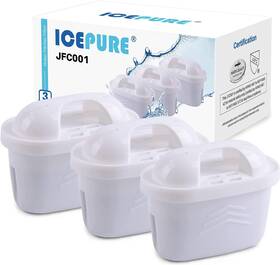 Jfc001 Icepure 3798 Pitcher Water Filter Compatible With Brita 3 Pack