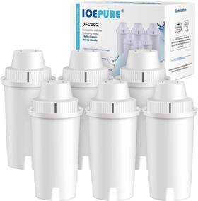 Jfc002 Icepure Pitcher Water Filter Replacement For Brita Standard