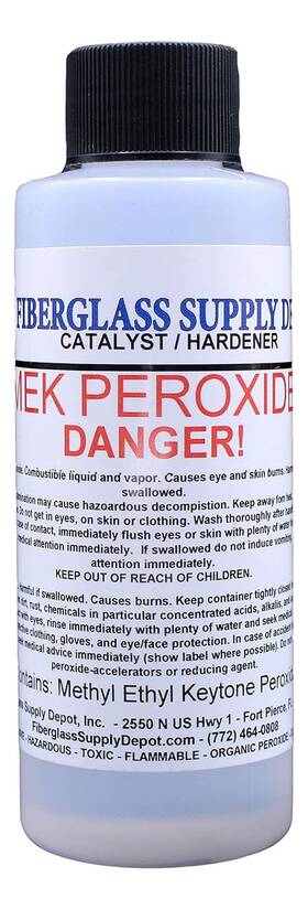 Inc. 445048684639 Mek Peroxide Catalyst 4oz Clear
