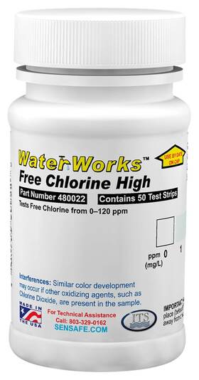 480022  Inc. 744759447388 Waterworks Free Chlorine Hr Test