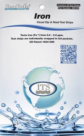 480125 Industrial Test Systems 809762801258 Sensafe Iron Check 2 Minutes And 30 Seconds Time 0-5ppm Range