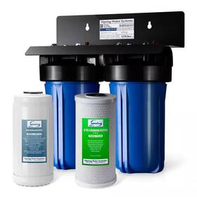 Ispring 313086772793 2-stage Whole House Water Filtration System With 10 Inch X 4.5 Carbon Block A