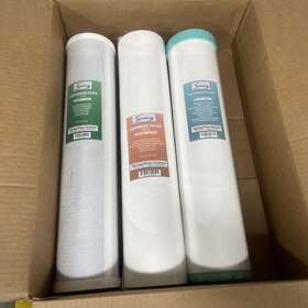 Ispring 662425080076 Whole House Water Filters With Sediment Carbon Block Iron - Cartridges