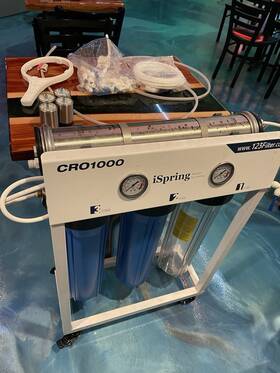 Cro1000 Ispring Commercial Reverse Osmosis System Cart Fittings Filters