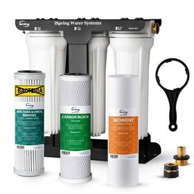 Cw31-bv Ispring 3-stage Rv Water Filtration System For Campers Bacteria Removal