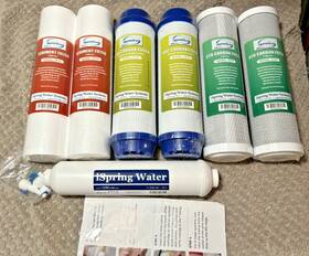 F7ro Ispring 10 Inch X2.5 Standard Ro Water Filter 1-year Replacement 7 Piece