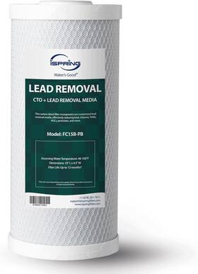 Fc15b-pb Ispring 4.5 Inch X 10 Lead Arsenic Cadmium Chlorine Reducing Whole House Water
