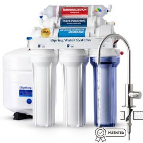 Rcc2ak Ispring 6-stage Under Sink Reverse Osmosis System With Alkaline Filter
